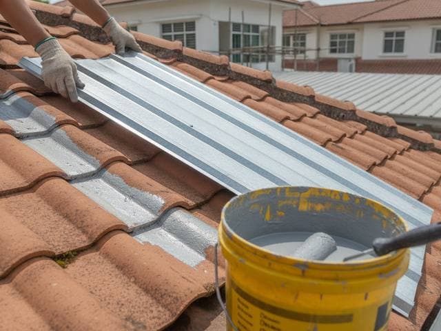 Metal awning / roof sheet replacement