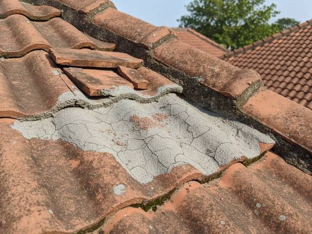 Moderate repair (multiple spots)